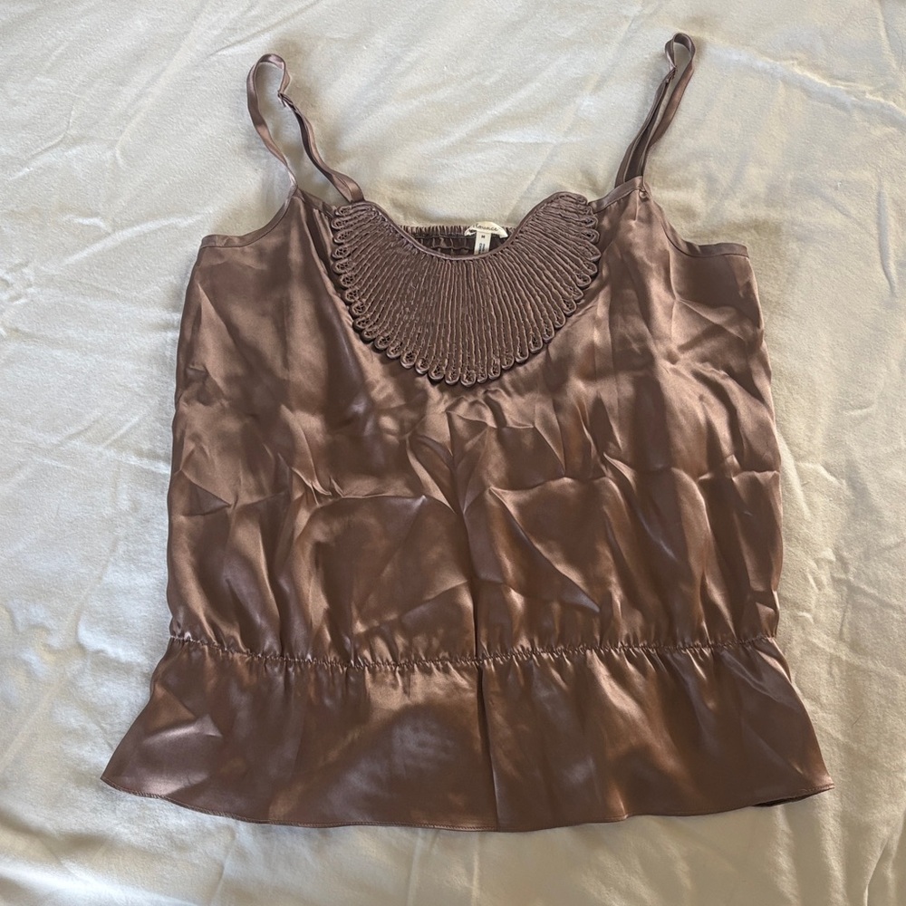 Satin Camisole in purplish/brown